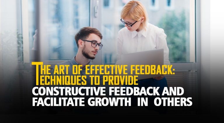 The Art of Effective Feedback in Learning