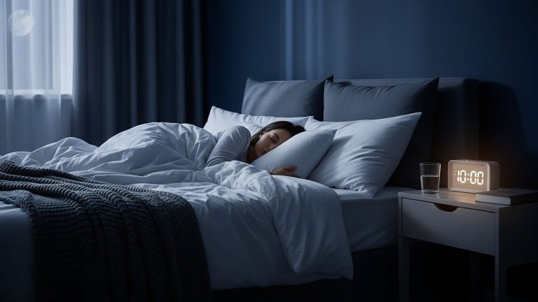 A person enjoying deep rest, illustrating the goal of how to fix your sleep schedule.