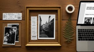 Sourcing diverse items is the first creative step in learning how to create a gallery wall.