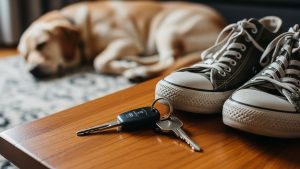 Desensitizing departure cues is the first step in treating separation anxiety in dogs.