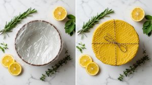 Beeswax wraps are a cornerstone swap in any zero waste kitchen guide.