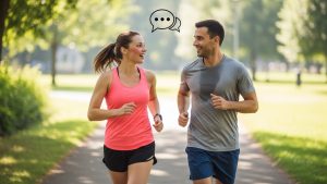 The Talk Test is the simplest way to execute Zone 2 training for beginners without equipment.