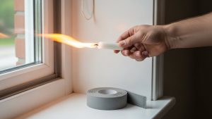 Performing a draft test is a critical step in identifying necessary energy efficient home upgrades.