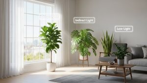 Understanding light zones is crucial for figuring out how to stop killing your indoor plants.