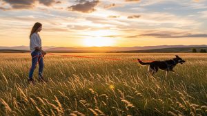 Using a long line is essential for practicing safe reliable recall training.