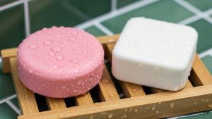 Modern shampoo bars are effective zero waste bathroom swaps that eliminate plastic bottles.