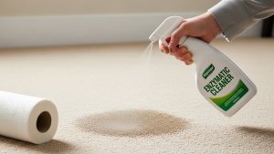 Using enzymatic cleaners prevents repeat accidents when figuring out how to potty train a puppy fast.