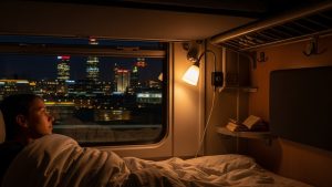 Using overnight transport is a classic technique for figuring out how to travel on a budget.