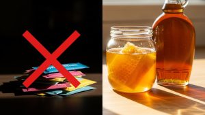 Choosing natural sweeteners over artificial ones is a crucial step in gut health for beginners.