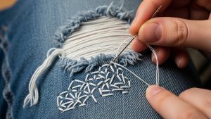 Learning to mend clothes extends their life and helps you master how to quit fast fashion.