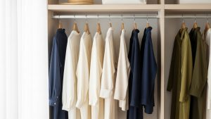 A curated capsule wardrobe is the ultimate goal when learning how to quit fast fashion.